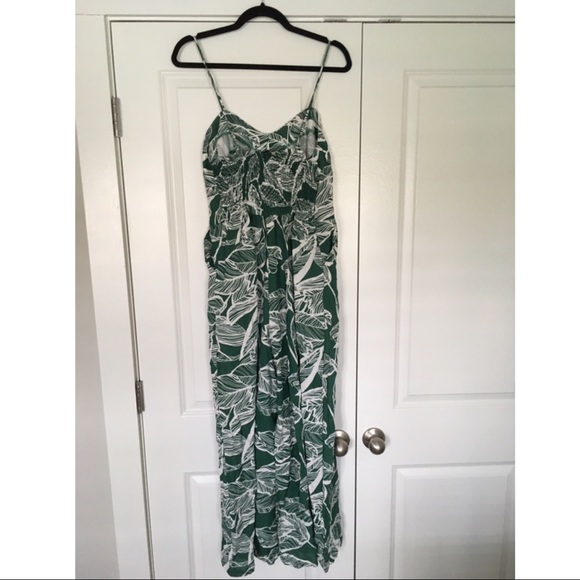Palm tropical print jumpsuit - Picture 3 of 8